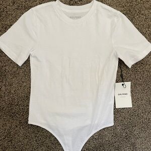 Grlfrnd white body suit